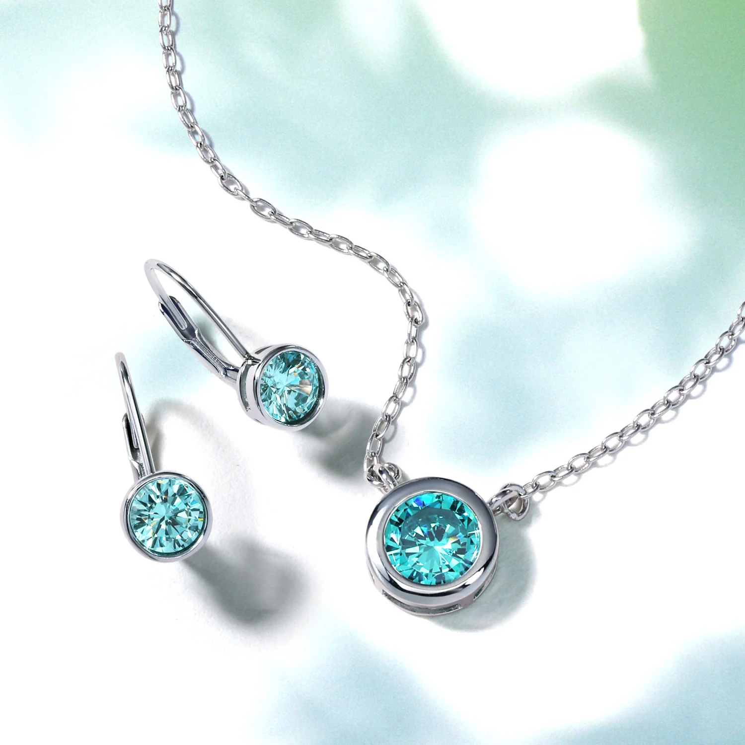 .50CT Solitaire Bezel Brilliant Cut CZ Drop Earrings - Image 28