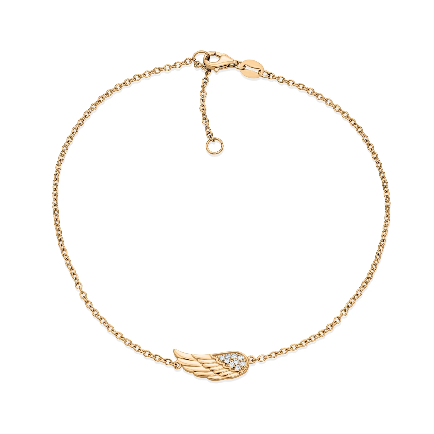 Spiritual Guardian Angel Wing Evil Eye Anklet Ankle Bracelet Gold Plated Silver - Image 3