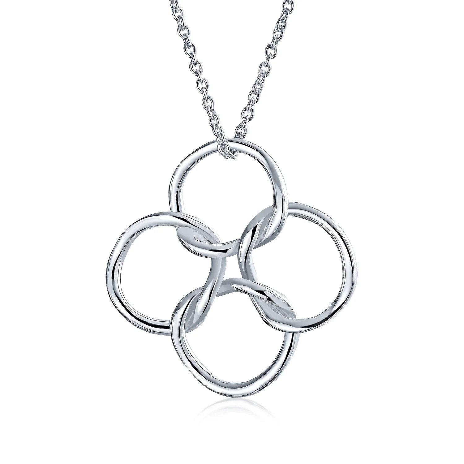 Eternal Friendship Pendant Necklace Interlocking Infinity