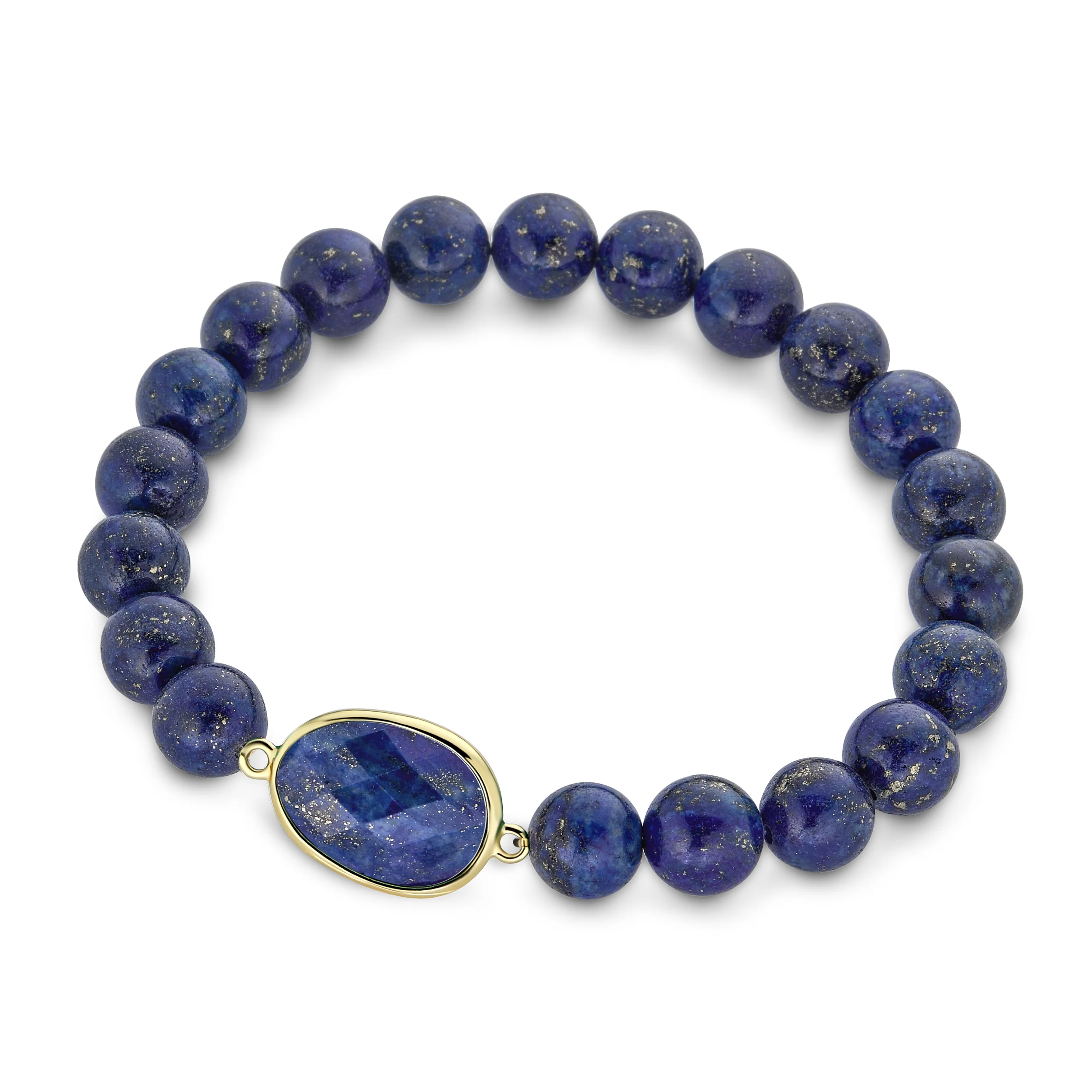Stacking Stretch Bracelet Lapis Amethyst Turquoise Hearts - Image 3
