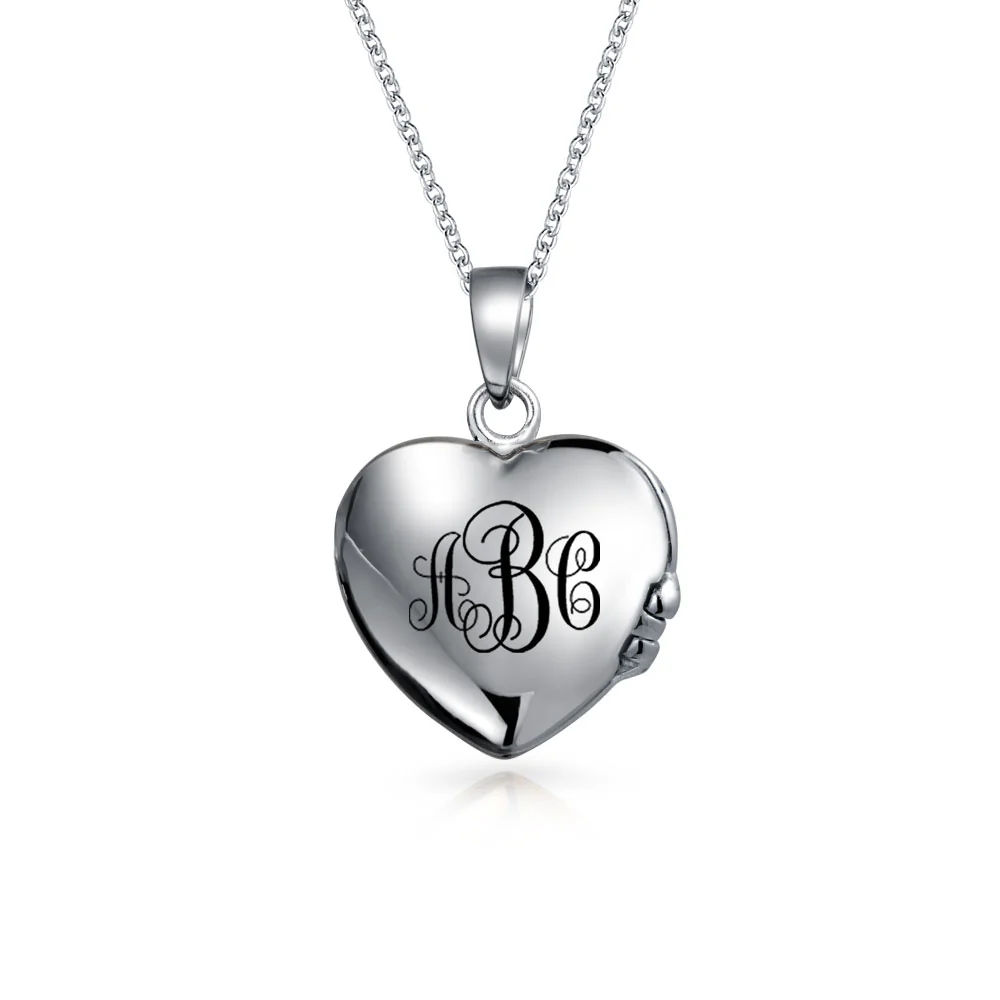 Butterfly Marcasite Pink CZ Heart Locket Necklace Rose Gold Sterling Silver - Image 9