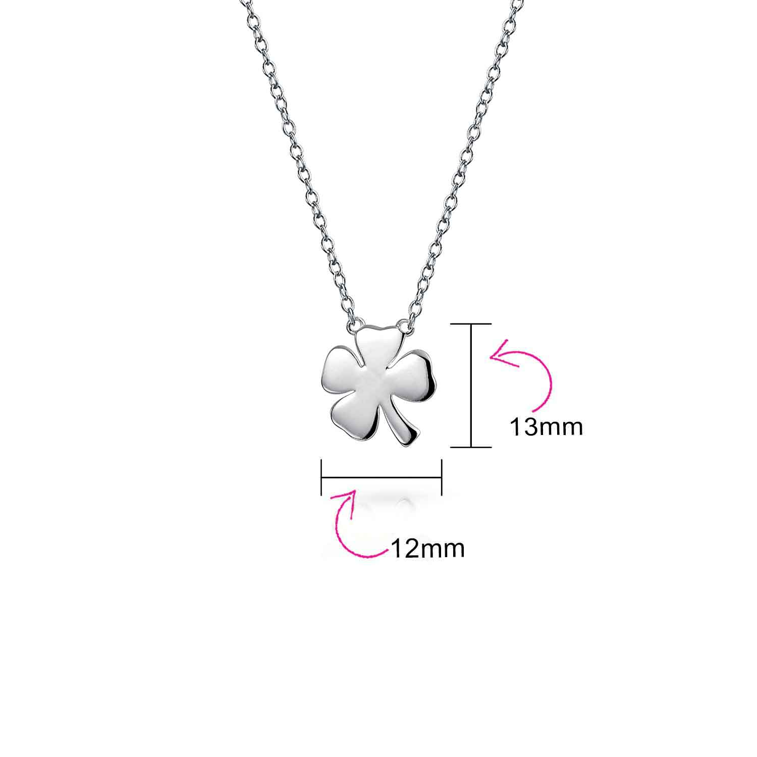 Celtic Shamrock Good Luck Charm Clover Pendant Necklace 14K Gold Plated Silver - Image 7