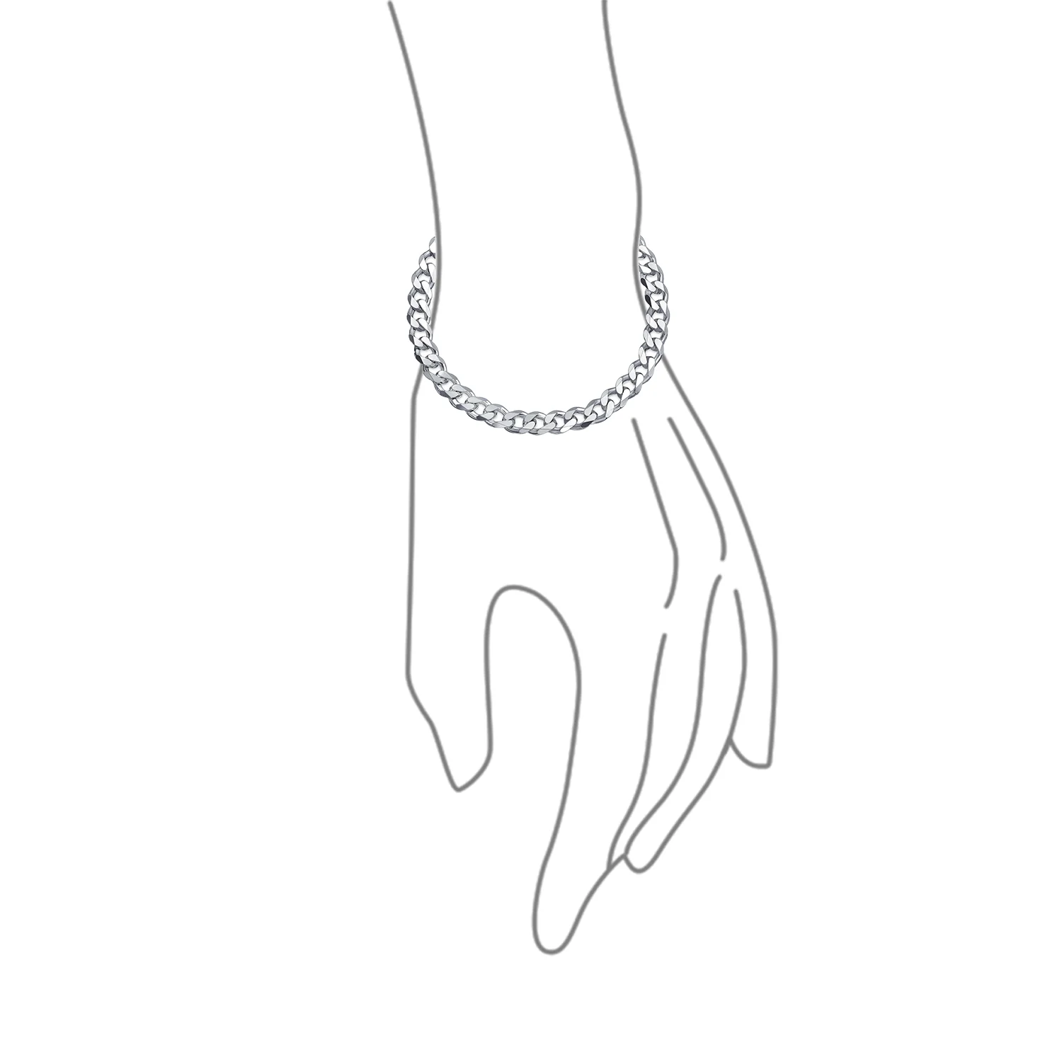 Solid Heavy 8MM Miami Cuban Curb Link Bracelet .925 Sterling Silver 9 Inch - Image 2