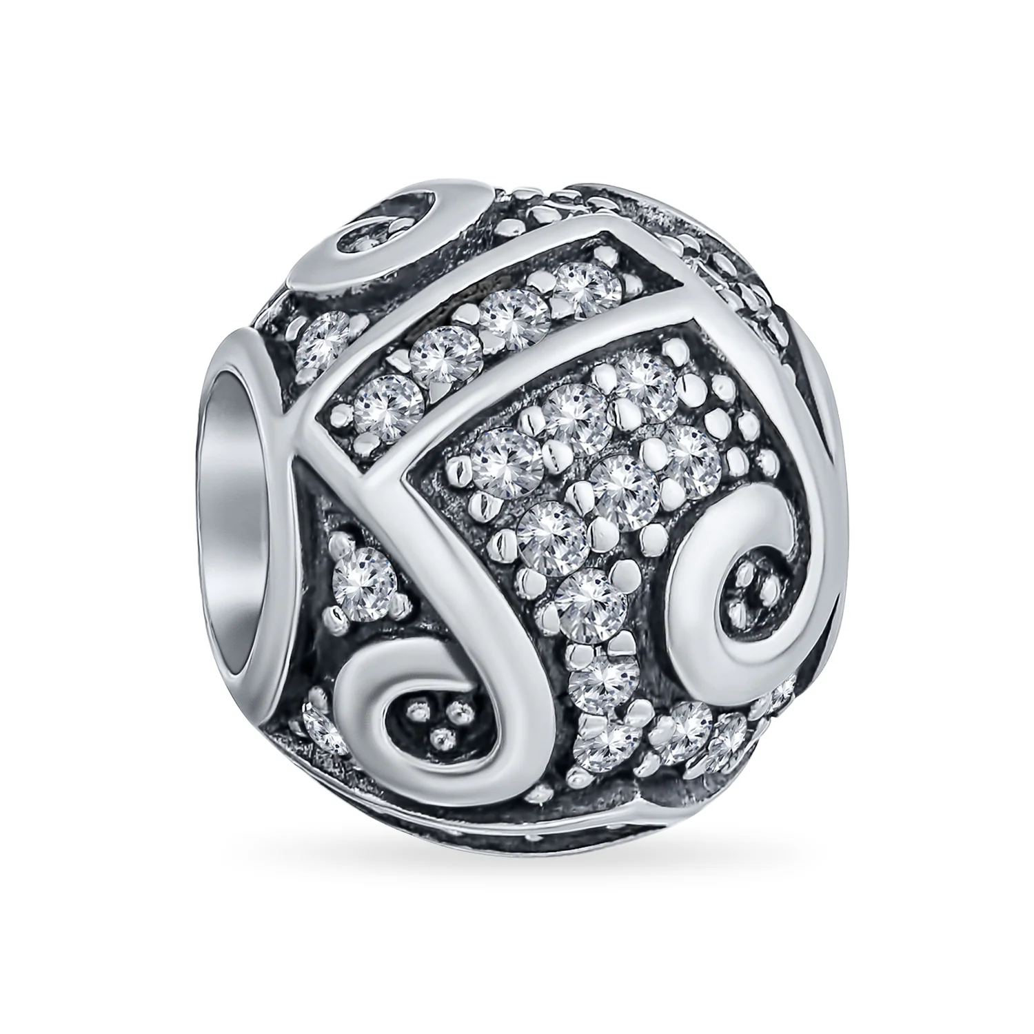 Musician Student G Clef Music Note Charm Bead .925 Sterling Silver Fits European Bracelet