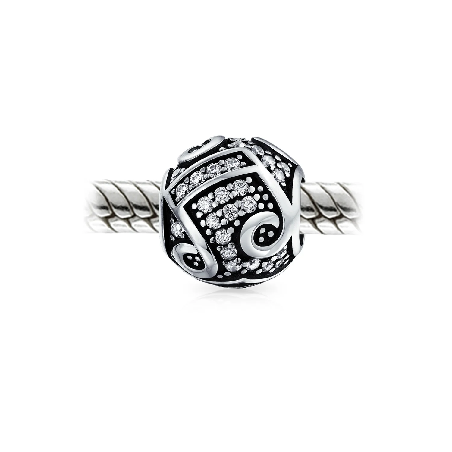 Musician Student G Clef Music Note Charm Bead .925 Sterling Silver Fits European Bracelet - Image 3