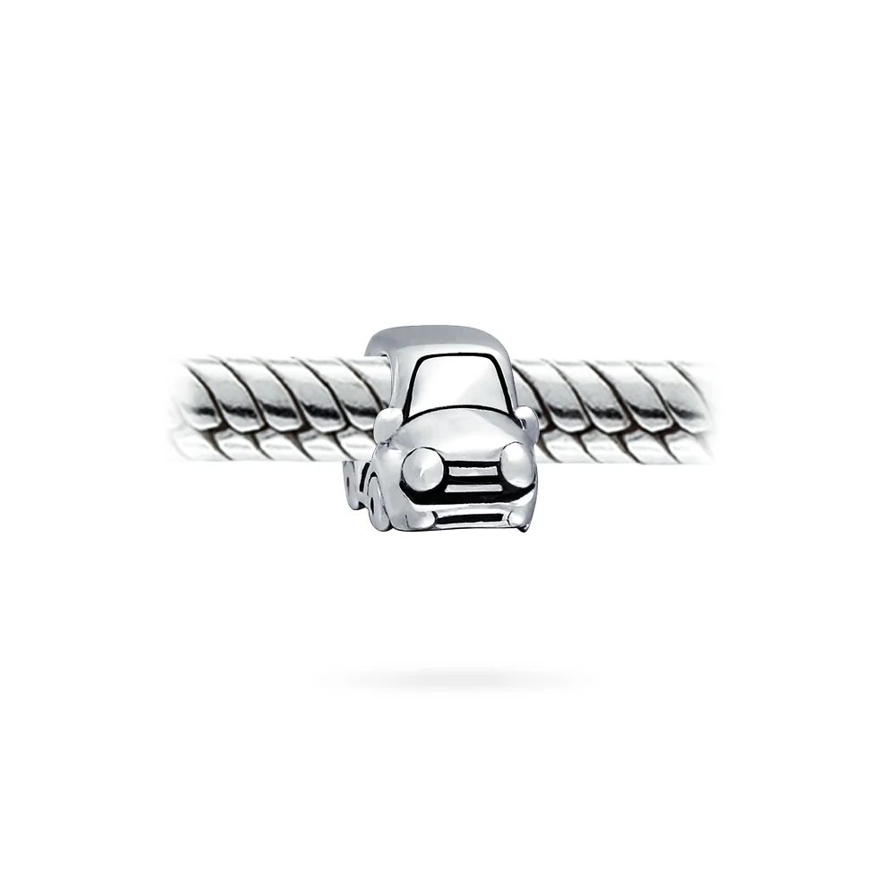 SUV Car Charm Bead for Soccer Moms Charm Bead .925 Sterling Silver Fits European Bracelet - Image 2