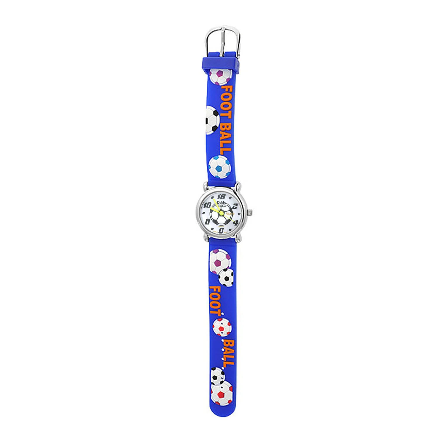 Children Watch 3D Skater Racer Sports Wristwatch with Silicone Band White Dial - Image 2