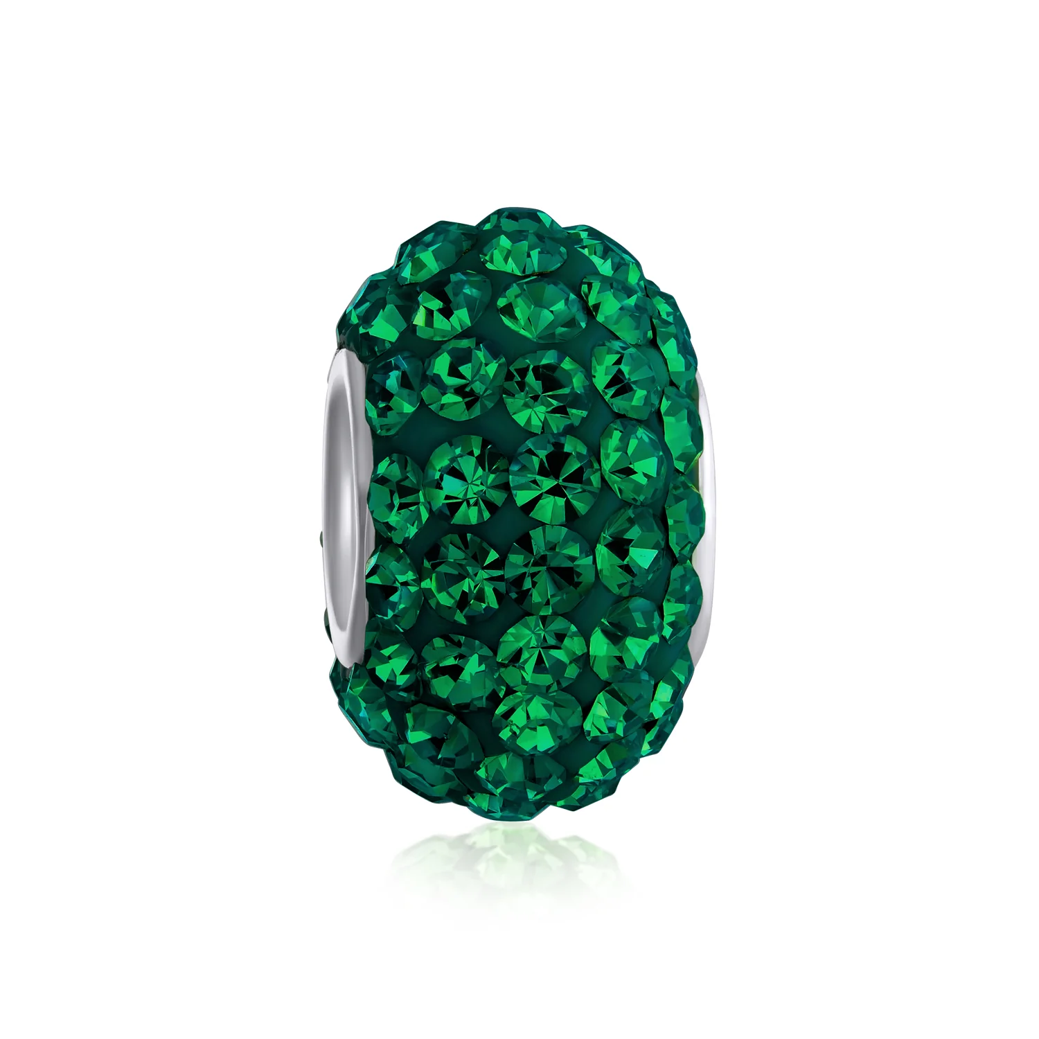 Christmas Charm Bead Set Red White Green Crystal for European Bracelets - Image 5