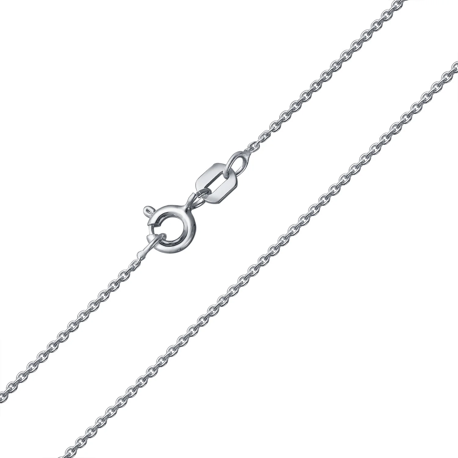 Classic Thin Rolo Link Cable Chain Necklace 14K Gold Plated Silver 16-24 Inch - Image 4