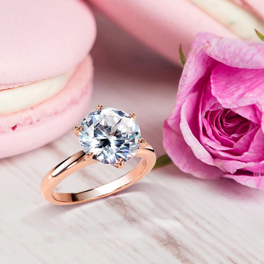 Classic 1.5CT Cubic Zirconia 6 Prong CZ Solitaire Engagement Ring Sterling Silver - Image 26