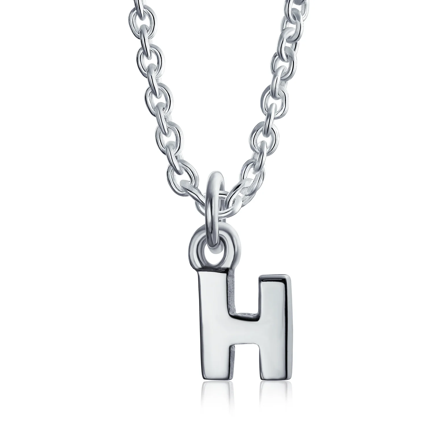 Dainty Alphabet Block Letter Anklet Ankle Bracelet Sterling Silver - Image 10
