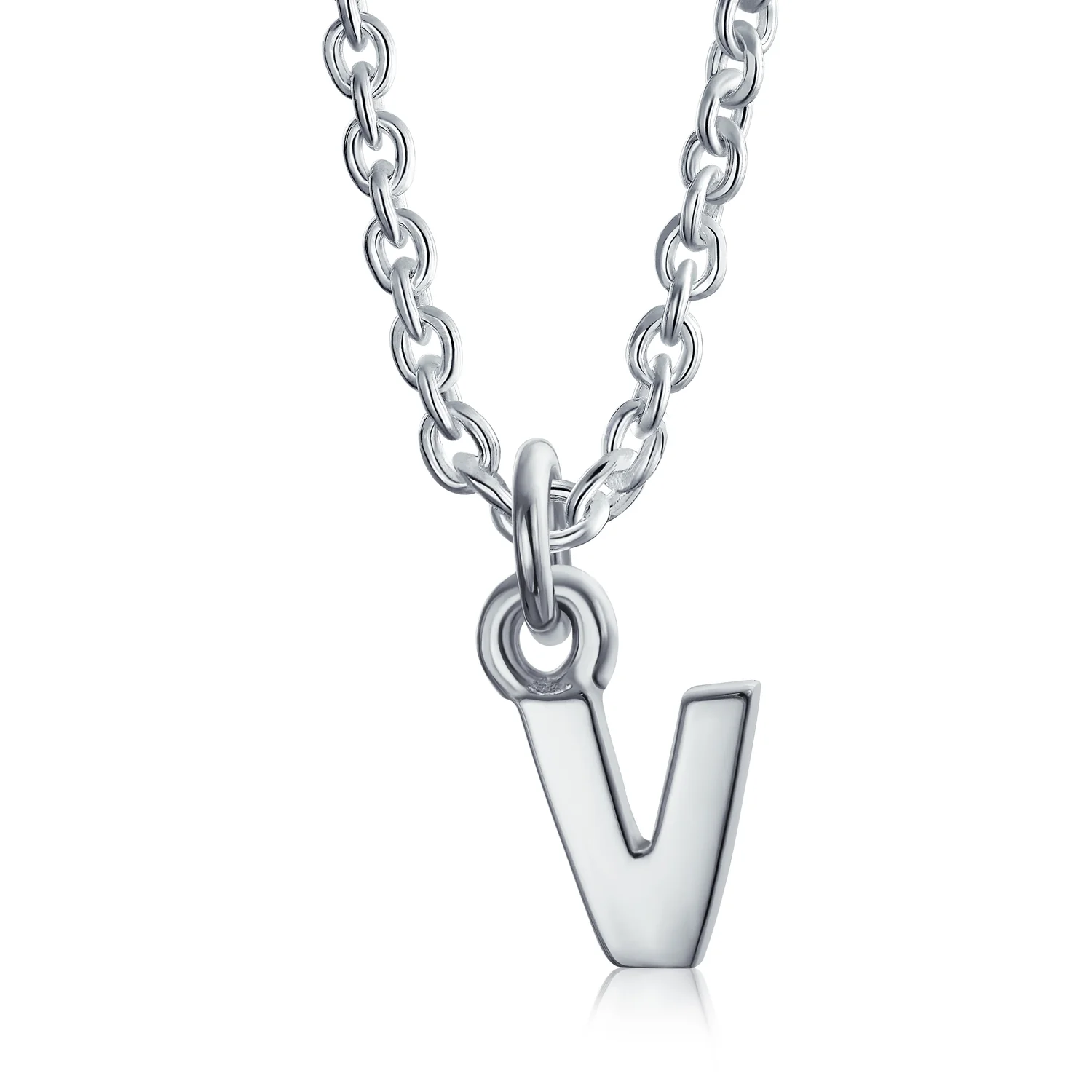 Dainty Alphabet Block Letter Anklet Ankle Bracelet Sterling Silver - Image 14
