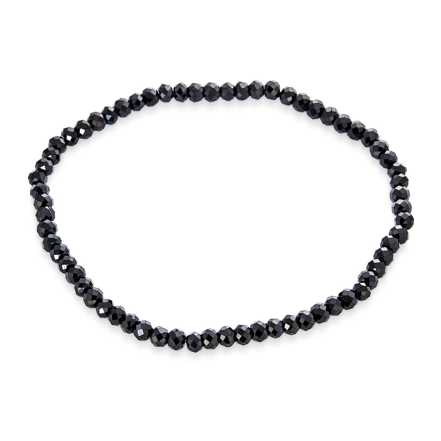 Dainty Gemstone Multi-Strand Seed Bead Stretch Bracelet Caviar Rondell Beads - Image 5