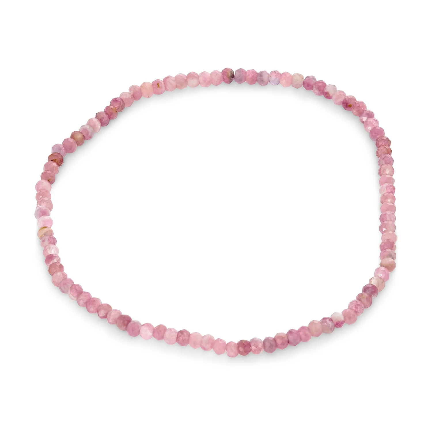 Dainty Gemstone Multi-Strand Seed Bead Stretch Bracelet Caviar Rondell Beads - Image 6