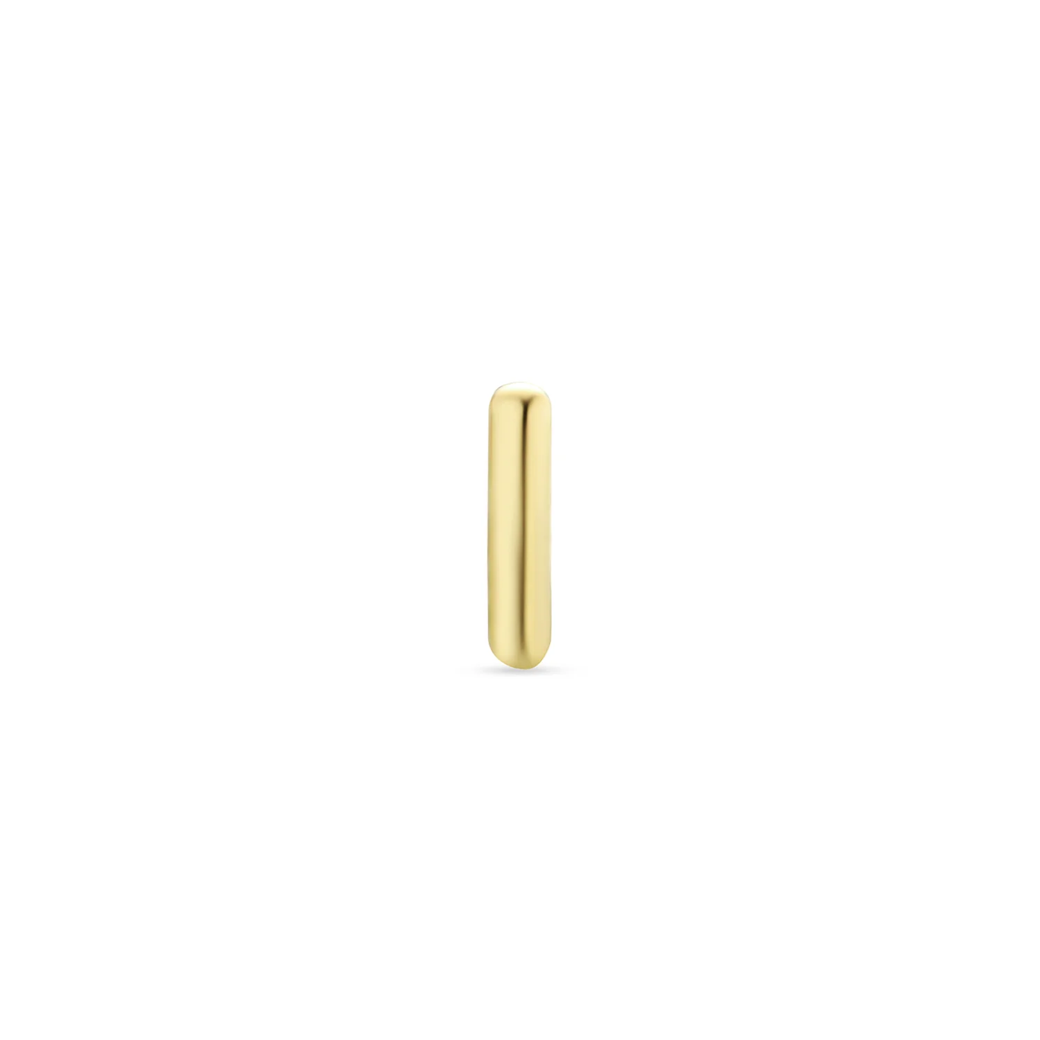 ABC Tiny 14K Gold Alphabet B Letter Initial 1 Stud Earring Piercing Screw-Back - Image 40