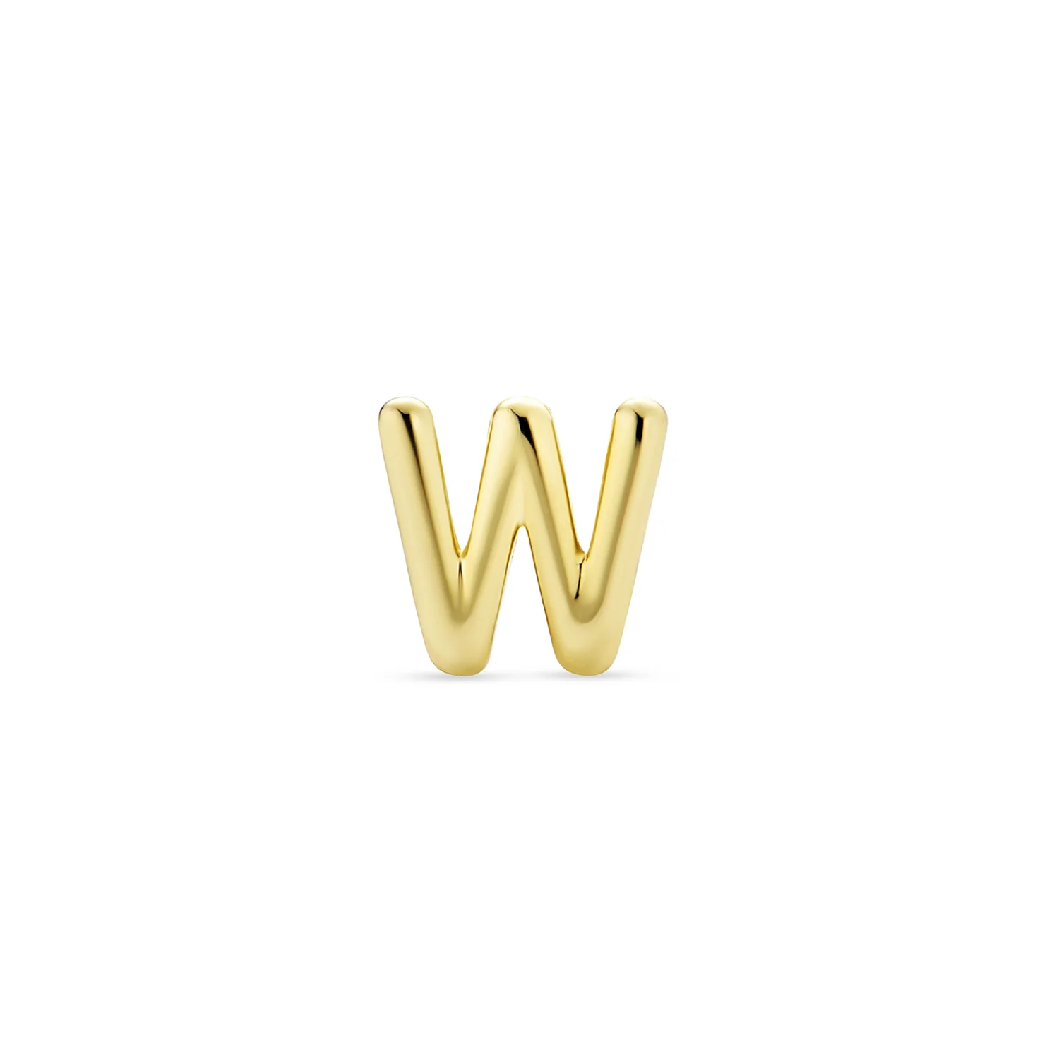 ABC Tiny 14K Gold Alphabet B Letter Initial 1 Stud Earring Piercing Screw-Back - Image 46