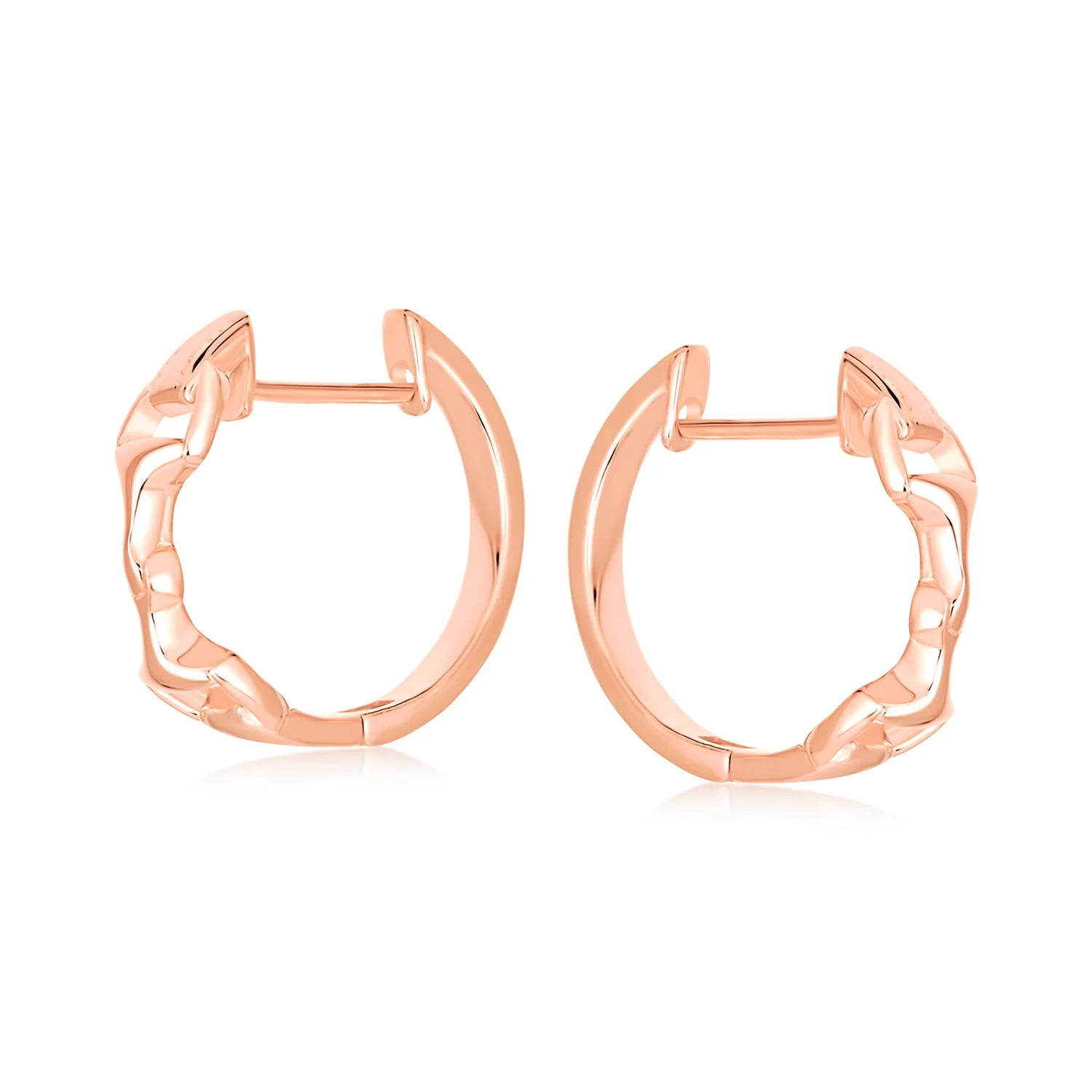 Western Equestrian Horse Bit Hoop Earrings .925 Sterling Silver - Image 6