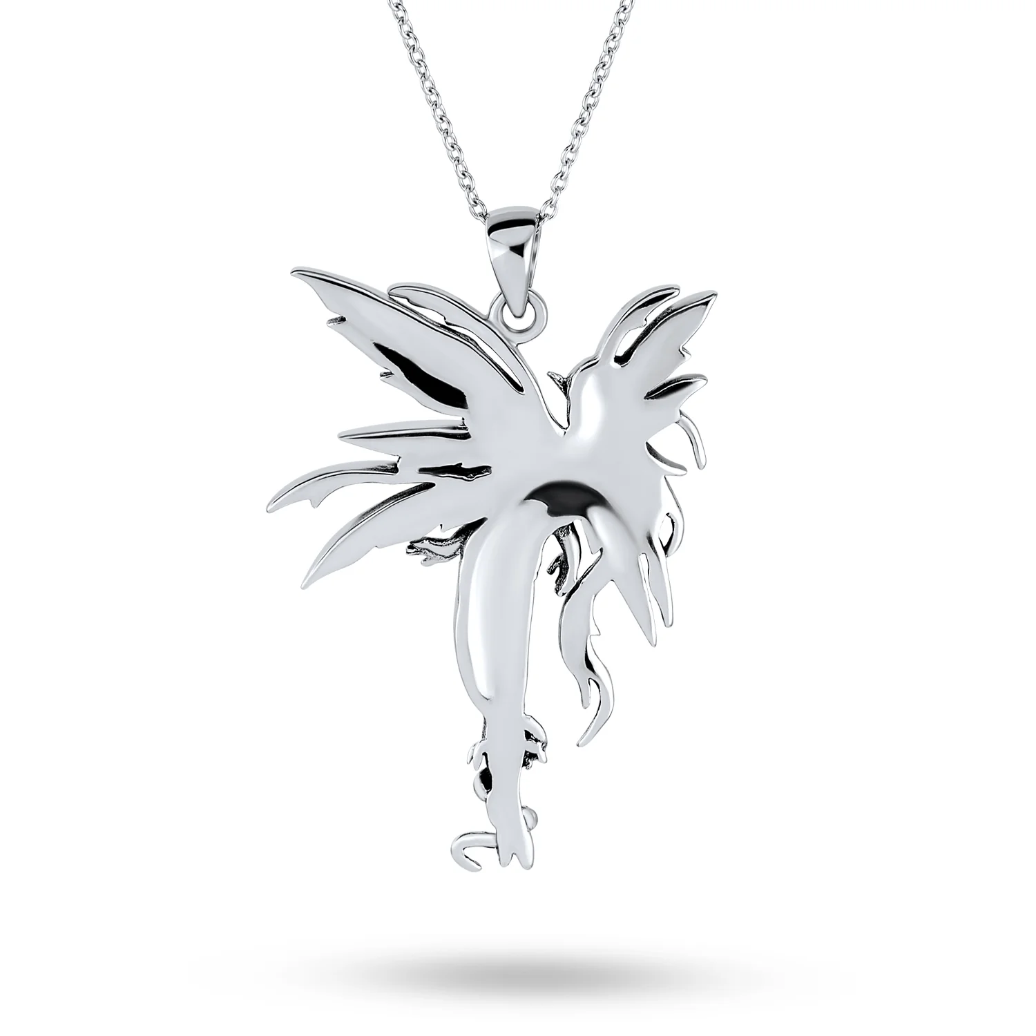 Firefly Fairies Necklace & Guardian Angel Earrings Jewelry Set Sterling Silver - Image 4