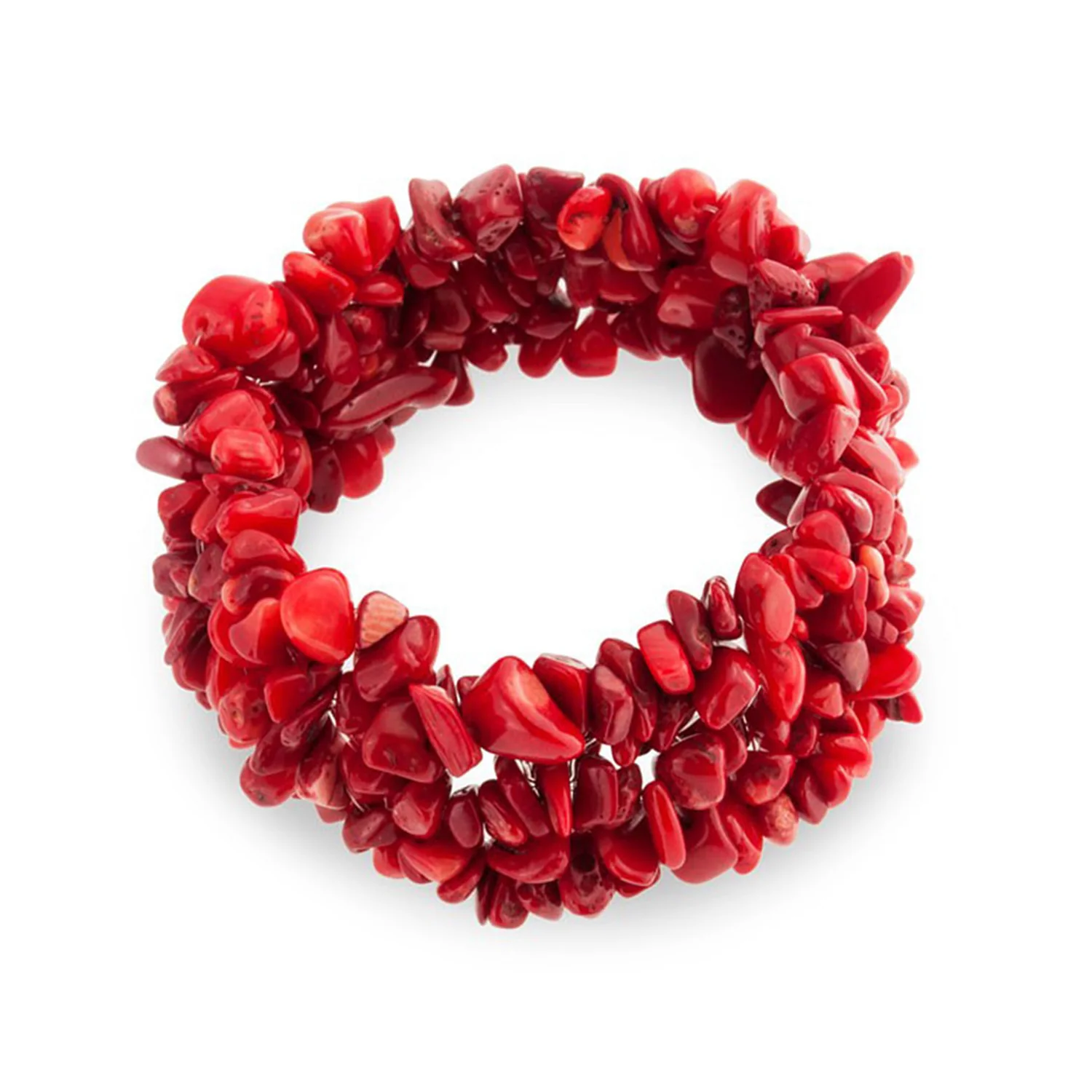 Large Gemstone Cluster Multi Strand Bib Collar Necklace & Stretch Bracelet Set - Image 14