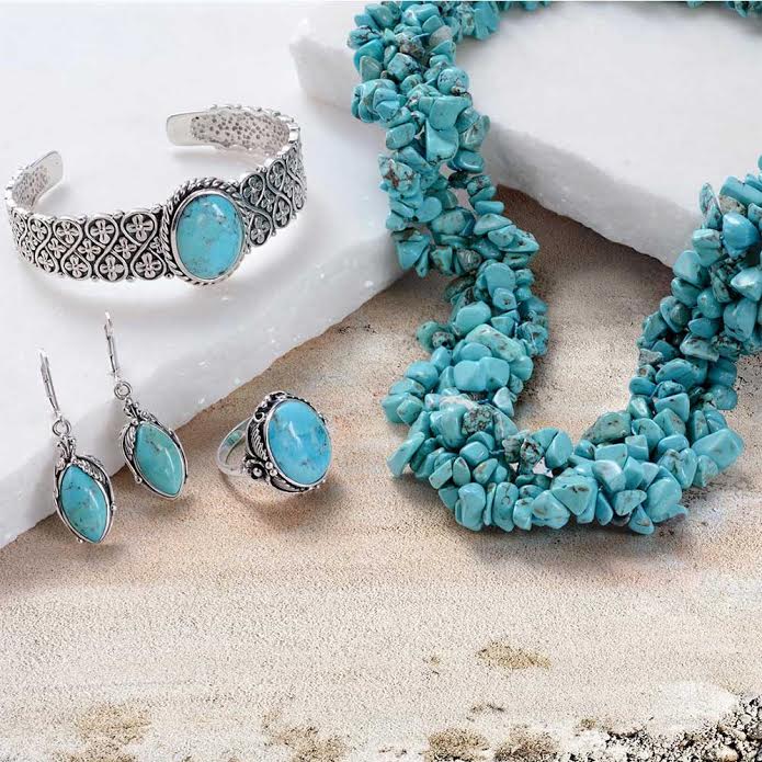 Large Gemstone Cluster Multi Strand Bib Collar Necklace & Stretch Bracelet Set - Image 28