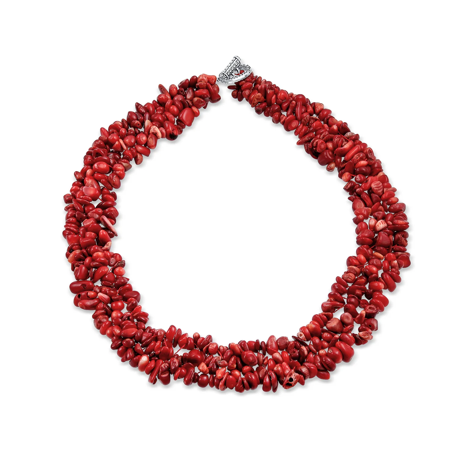 Large Gemstone Cluster Multi Strand Bib Collar Necklace & Stretch Bracelet Set - Image 8