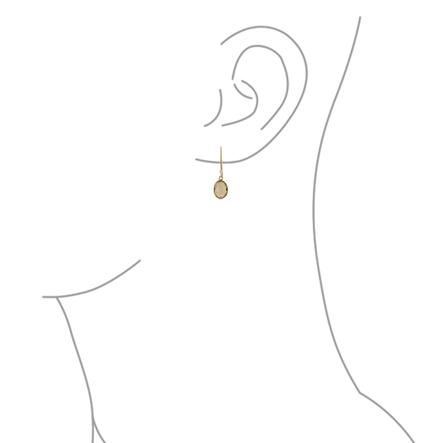Tiny Aqua Blue CZ Flower Stud Earrings Aquamarine Cubic Zirconia 14K Gold Screw back - Image 6