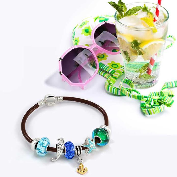 Green Bubble Murano Glass Charm Bead Sterling Silver Fits European Bracelet - Image 11