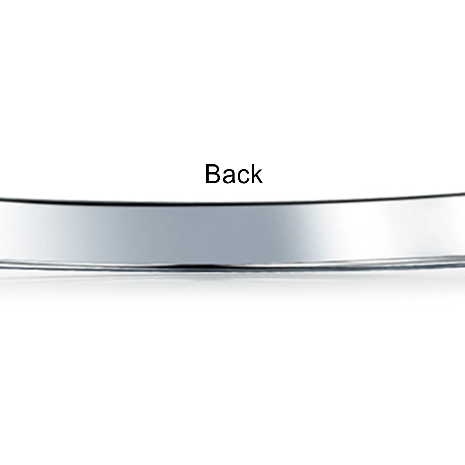 Blank Identification ID Bracelet Bolo Bracelet .925 Sterling Silver Adjustable - Image 3