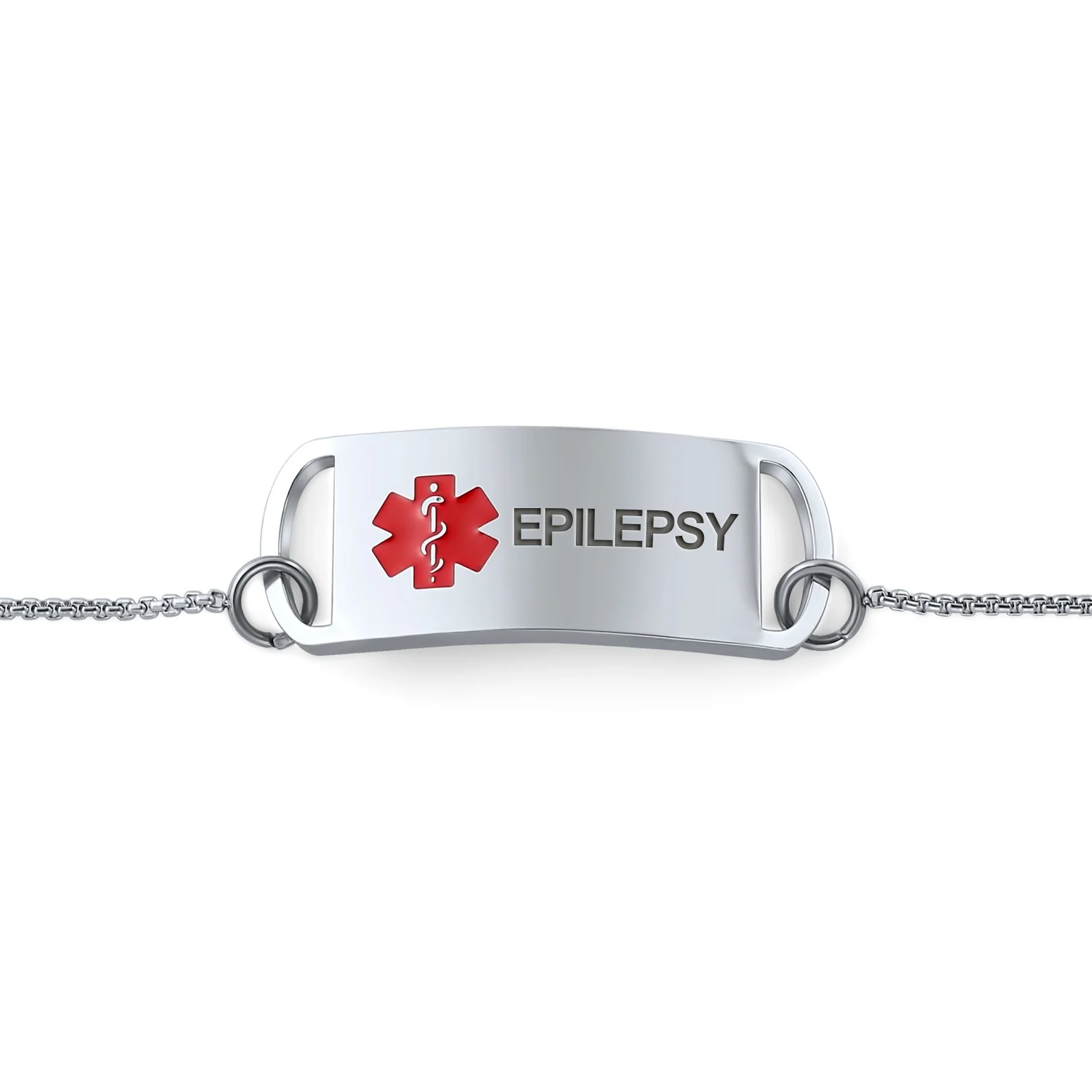 Blank Name Tag Medical ID Bolo Bracelet Box Link Chain Stainless Steel Adjustable - Image 20
