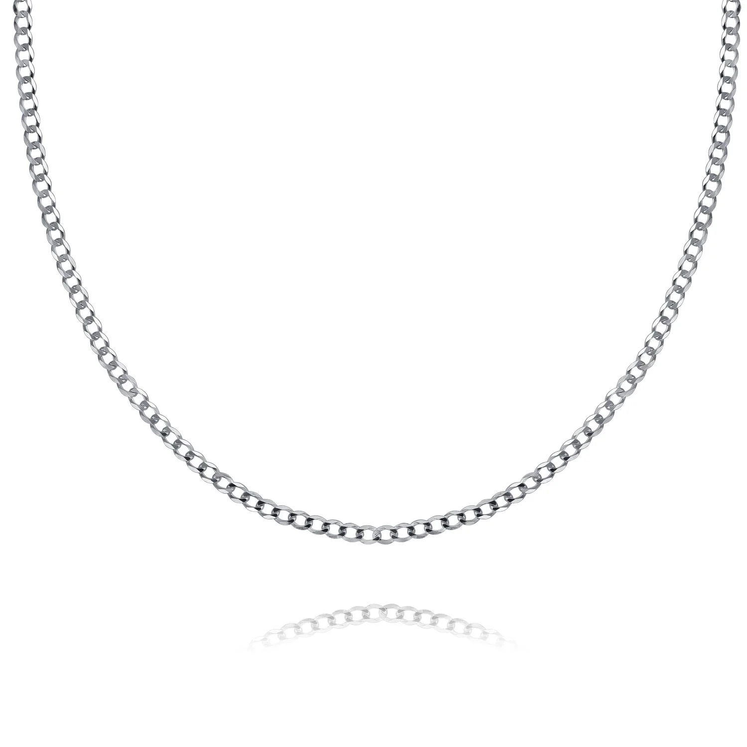 Men's Sterling Silver Franco or Miami Cuban Chain Necklace 3-9MM - Image 2