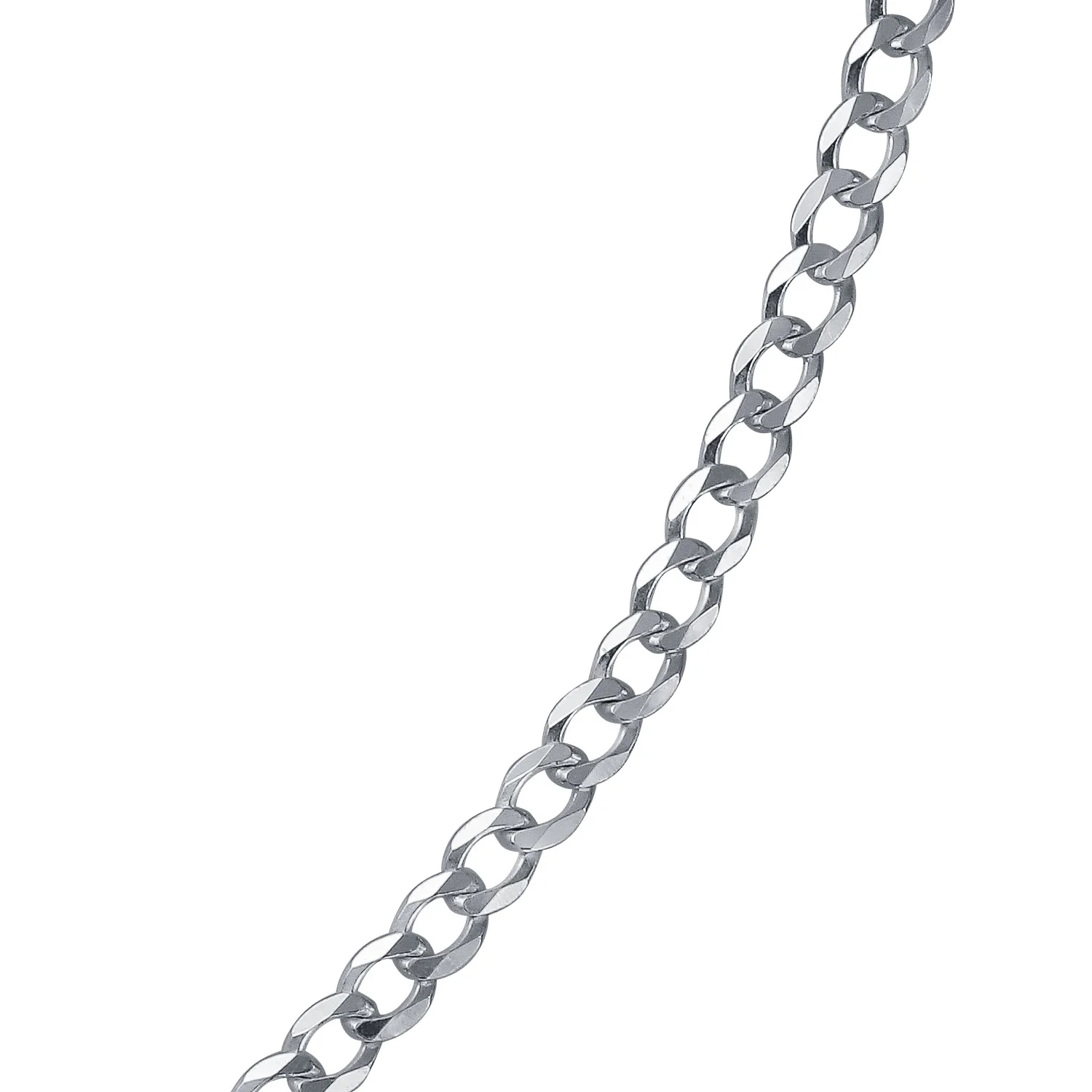 Men's Sterling Silver Franco or Miami Cuban Chain Necklace 3-9MM - Image 4