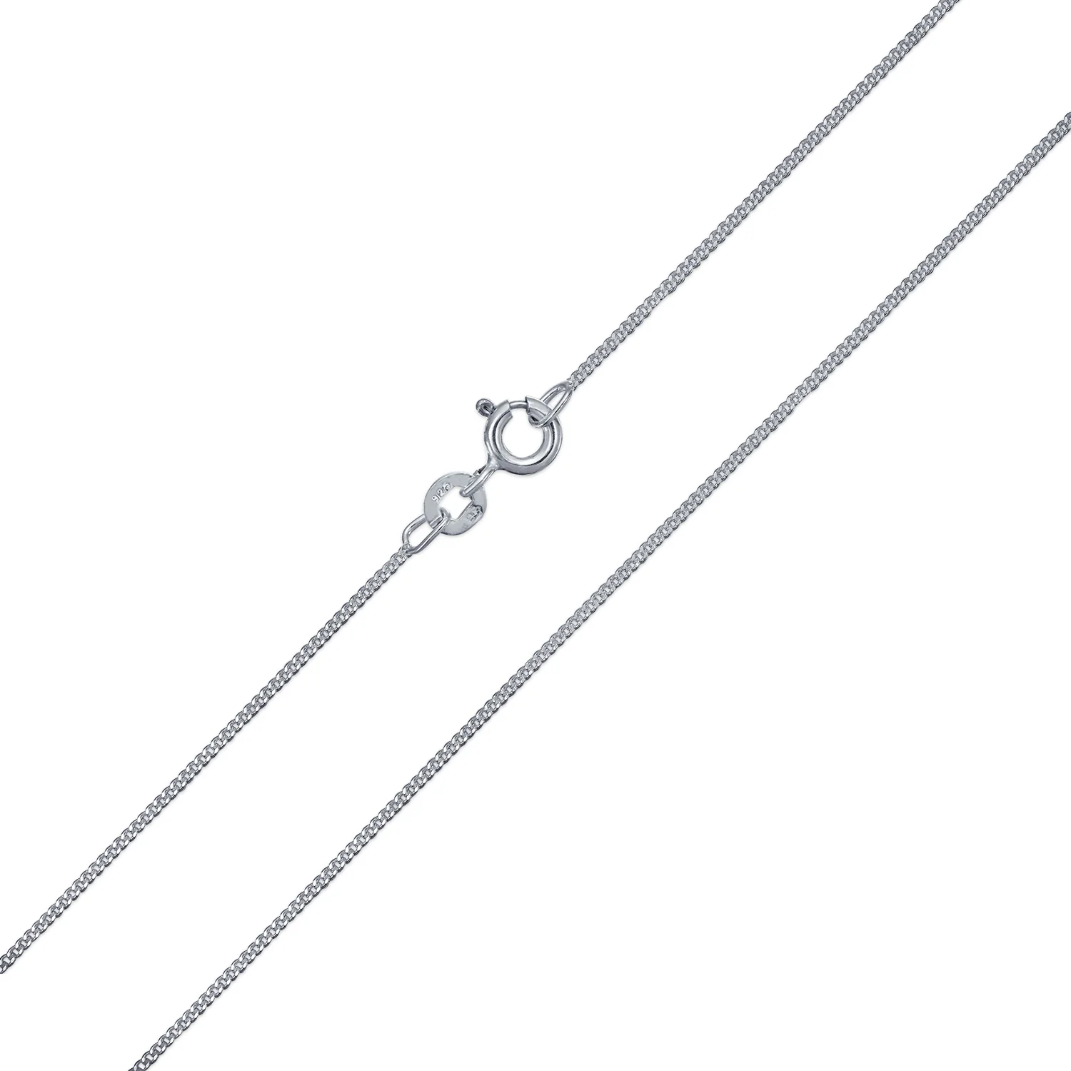 4MM Sterling Silver Miami Cuban Curb Chain Necklace Italy - Image 2