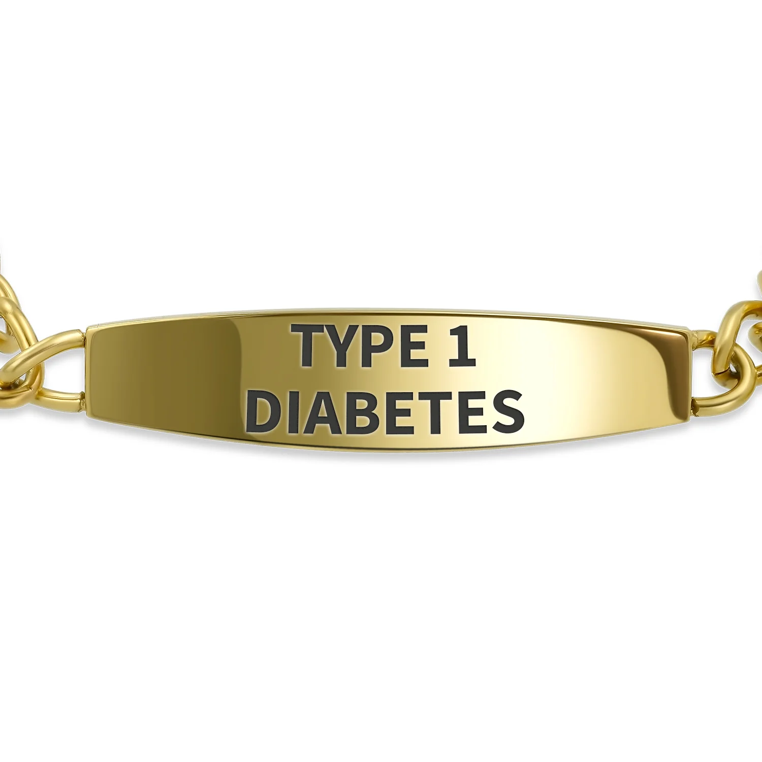 Lightweight Red Medical Identification Blank Medical ID Curb Link Bracelet Stainless Steel 7.5 Inch - Image 21