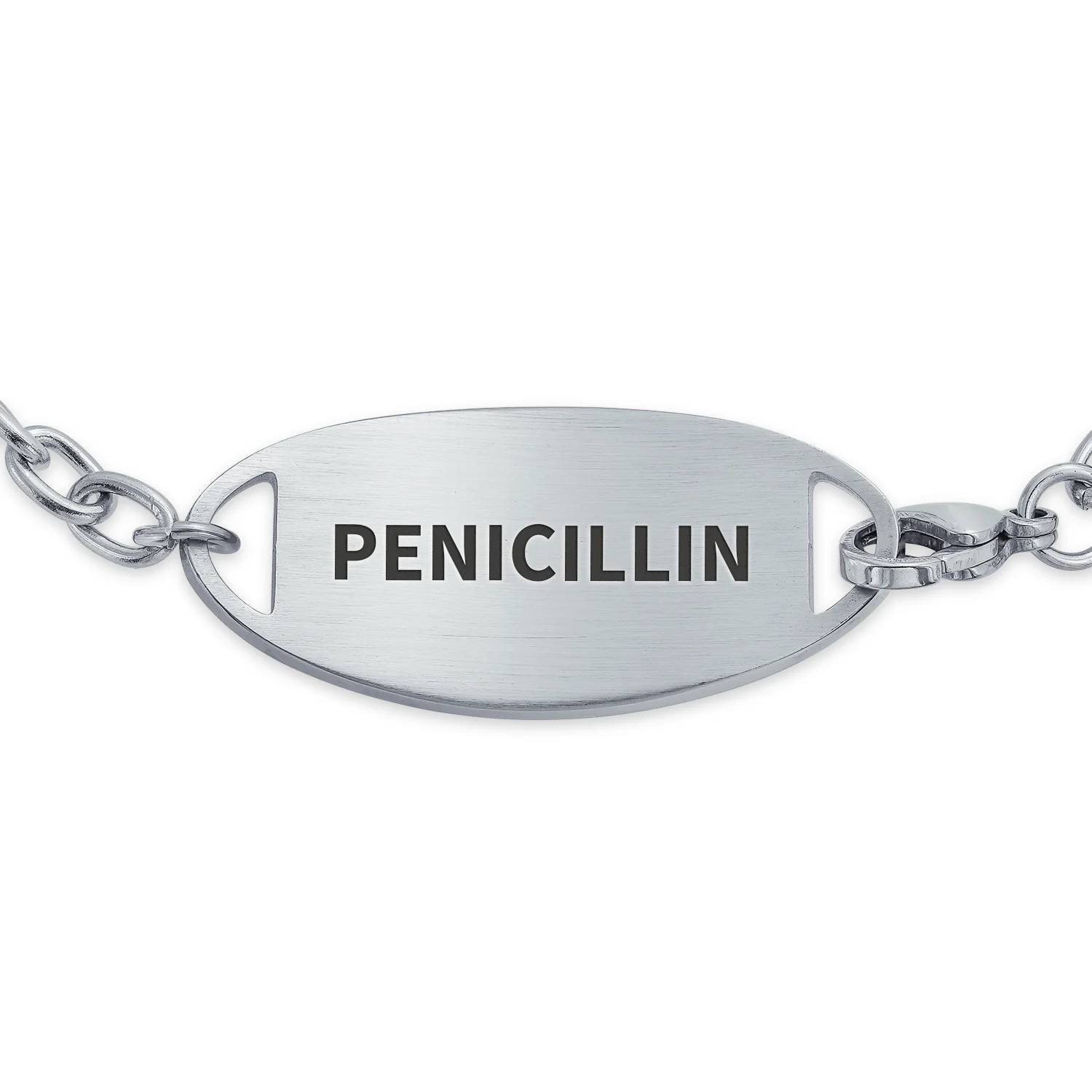 Miami Cuban Link Medical ID Bracelet Stainless 7.5 Inch - Image 7
