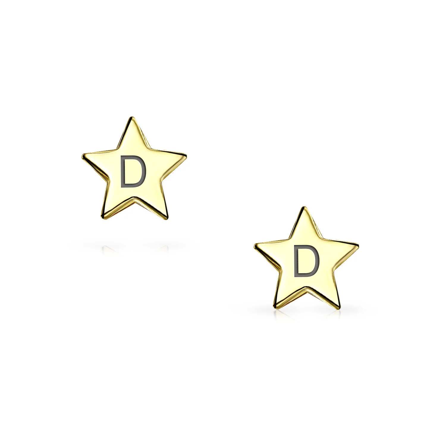 Minimalist 14K Gold Star Stud Earrings for Helix, Cartilage, and Lobe Piercing - Image 32