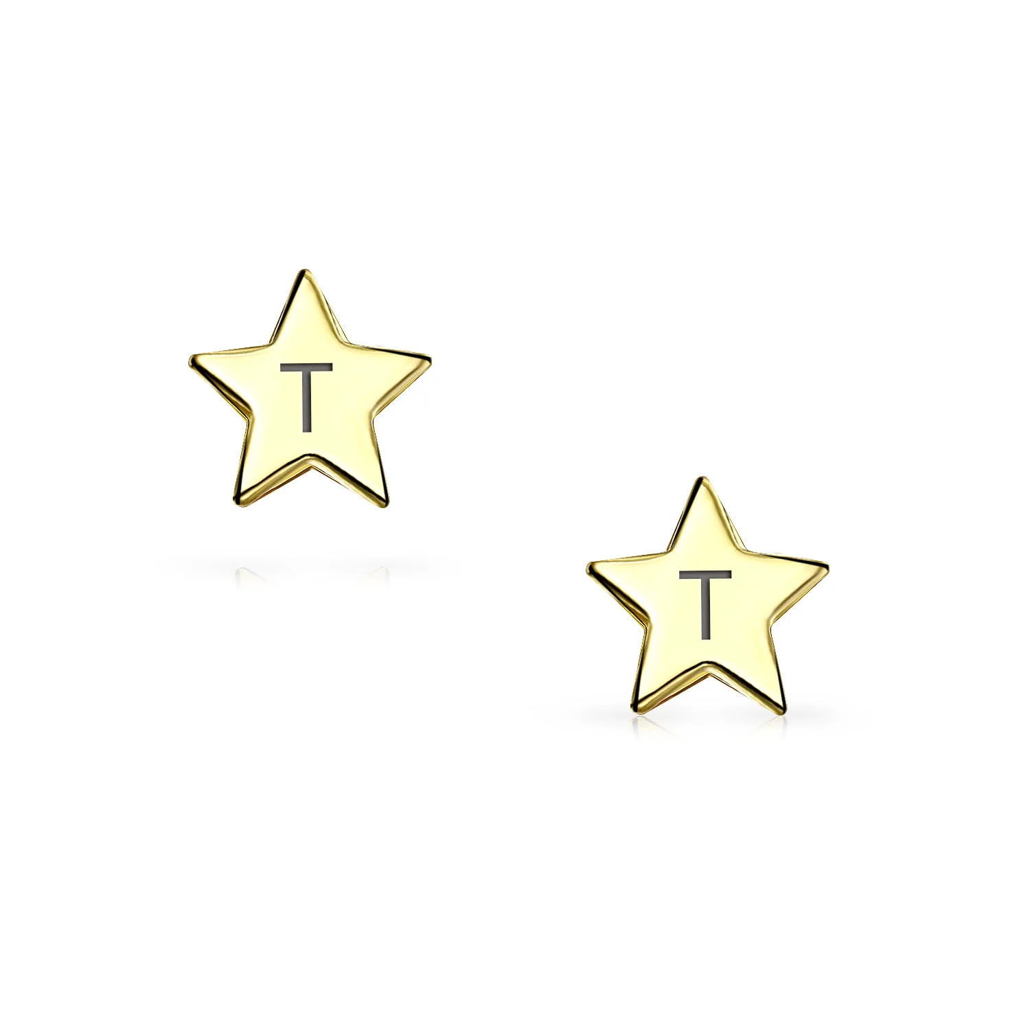 Minimalist 14K Gold Star Stud Earrings for Helix, Cartilage, and Lobe Piercing - Image 48