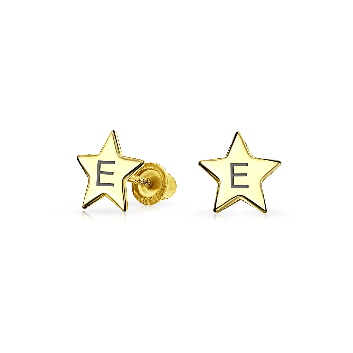 Minimalist 14K Gold Star Stud Earrings for Helix, Cartilage, and Lobe Piercing - Image 6