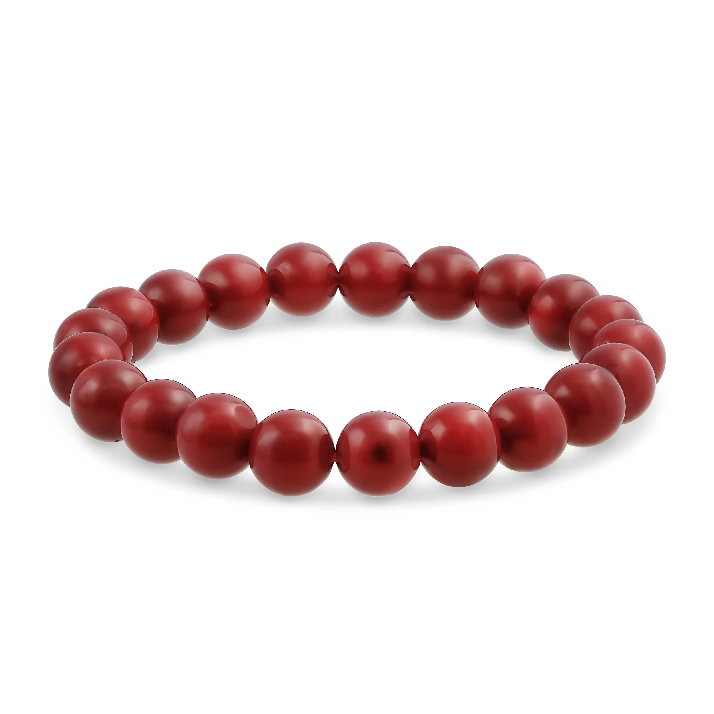 Natural Stone Multi Color Stackable Round 8MM Ball Beads Strand Stretch Bracelet