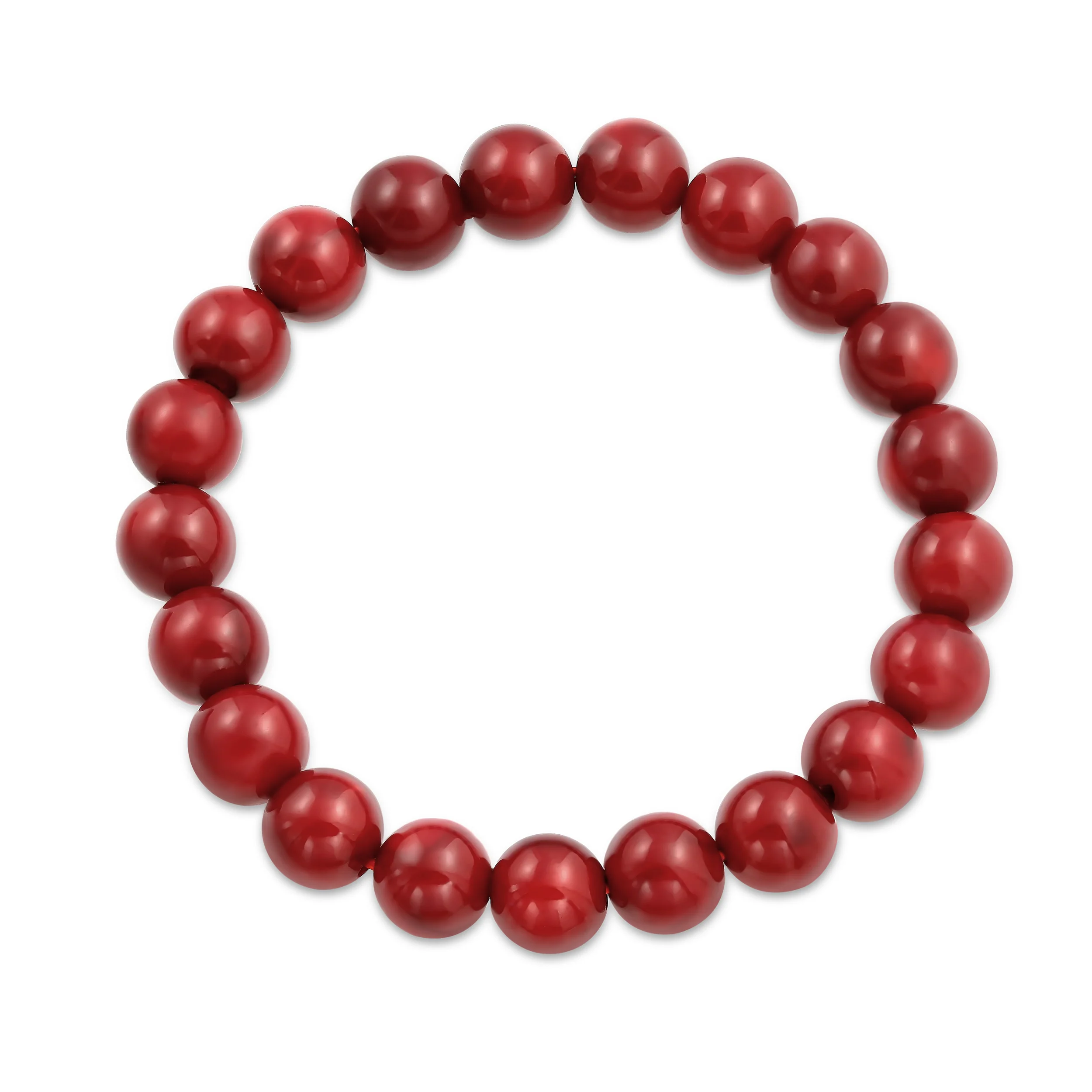 Natural Stone Multi Color Stackable Round 8MM Ball Beads Strand Stretch Bracelet - Image 20
