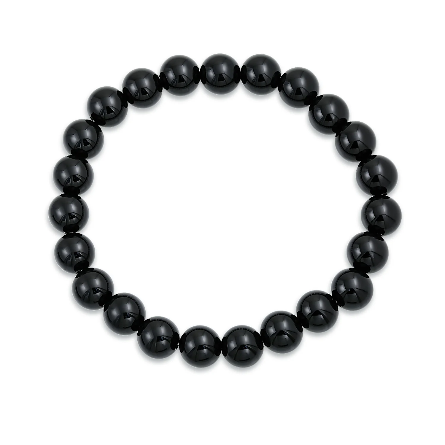 Natural Stone Multi Color Stackable Round 8MM Ball Beads Strand Stretch Bracelet - Image 22
