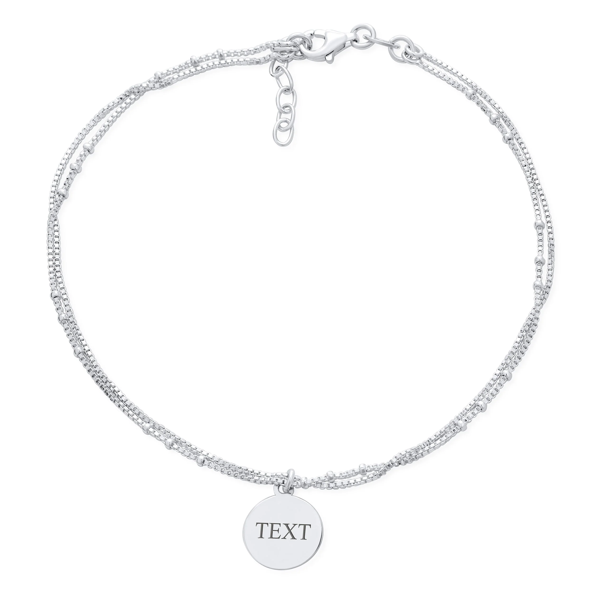 Nautical Compass Anklet Ankle Bracelet Sterling Silver 9-10 Inch - Image 5
