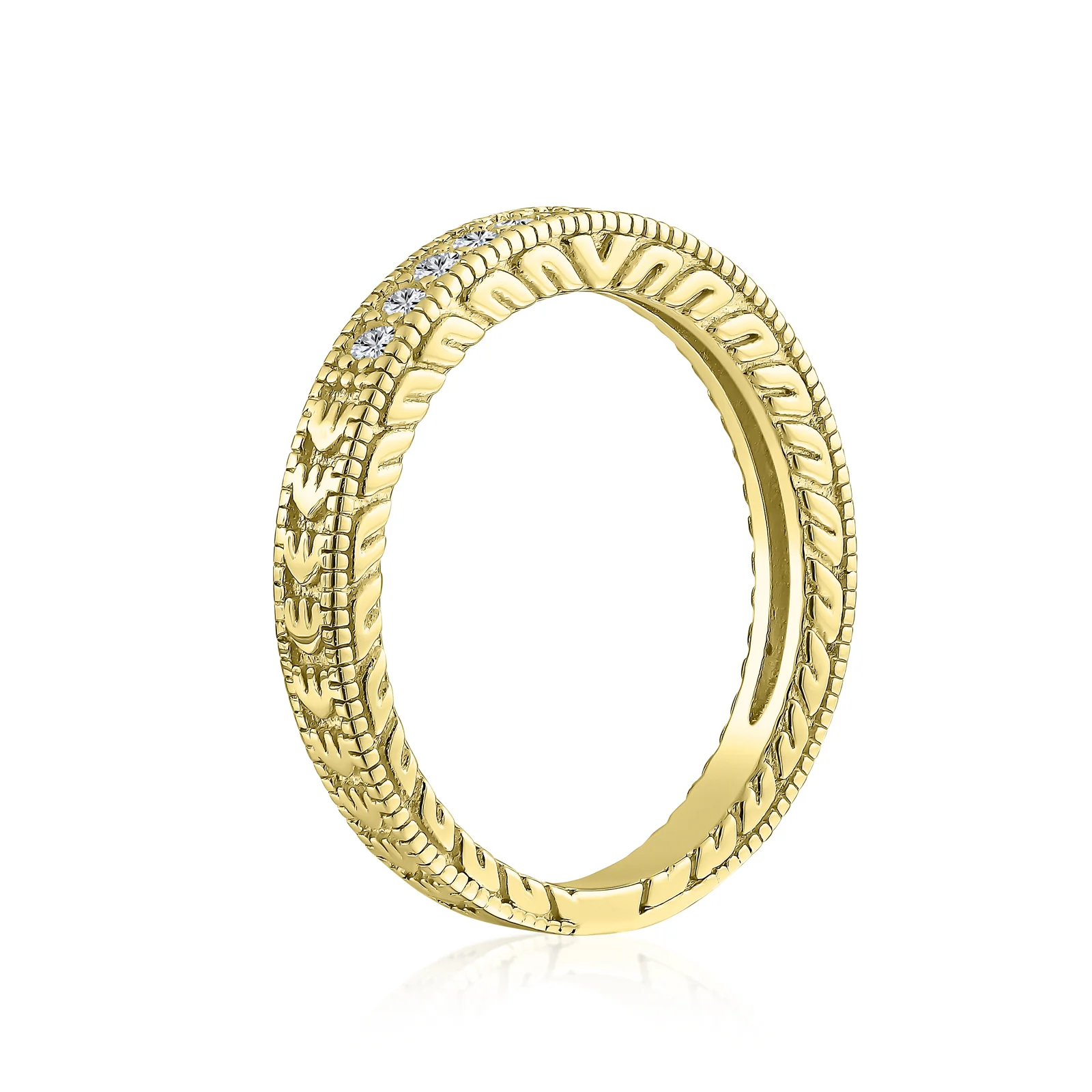 Pave CZ Cocktail Statement Ring Sterling Silver - Image 6