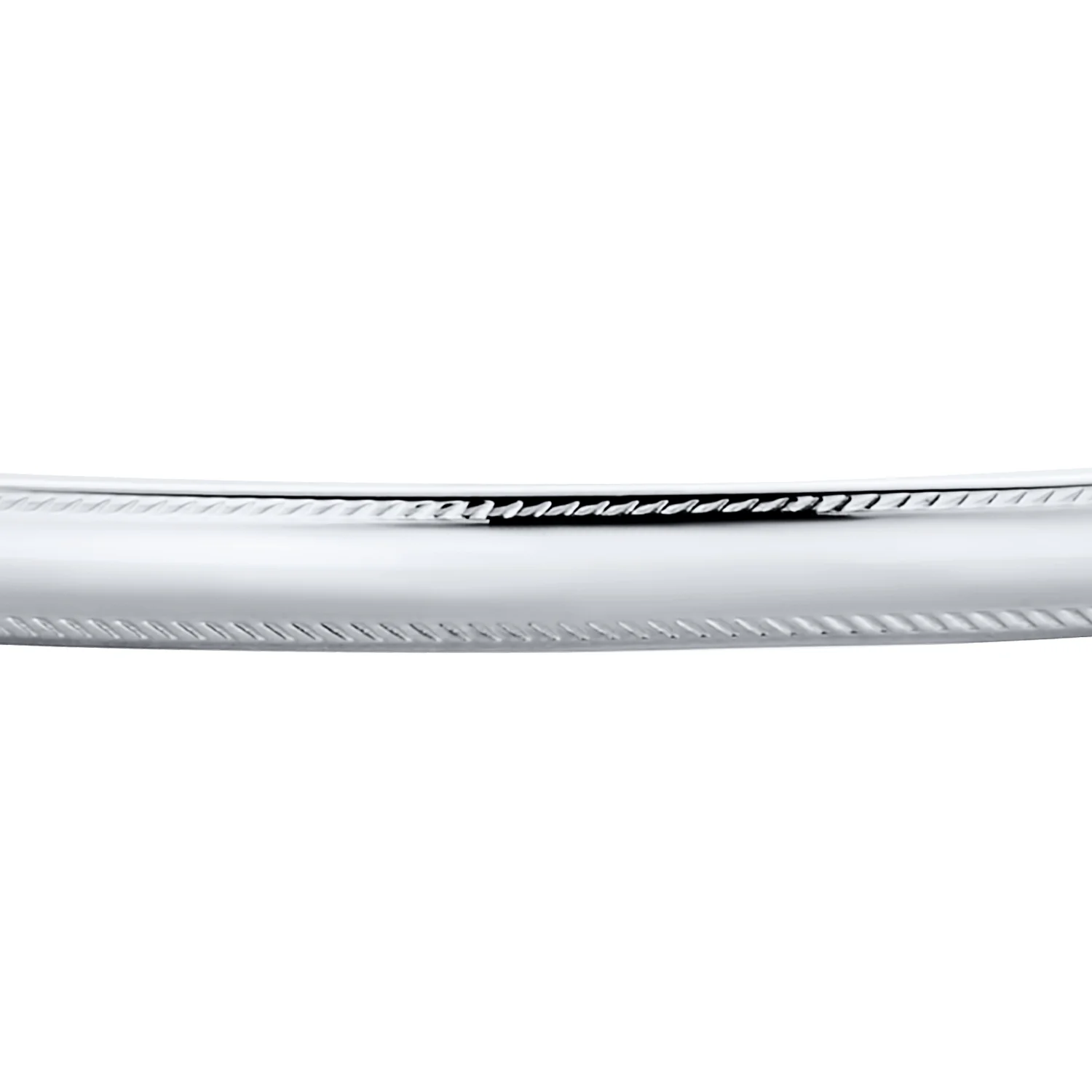 Plain Simple Bangle Bracelet Set 2-3MM Round Square Edges - Image 2