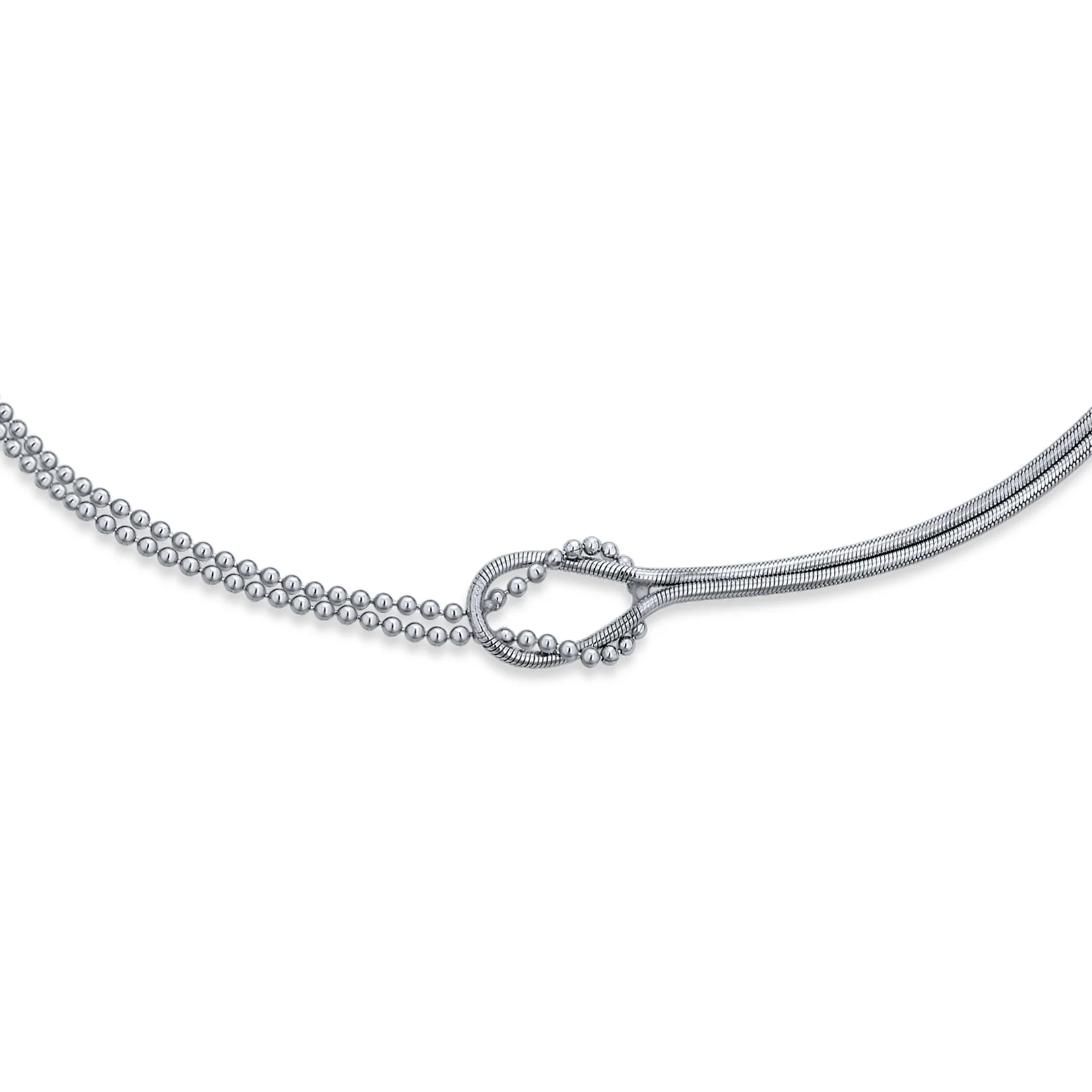 Romantic Love Knot Infinity Anklet Ankle Bracelet Silver - Image 3