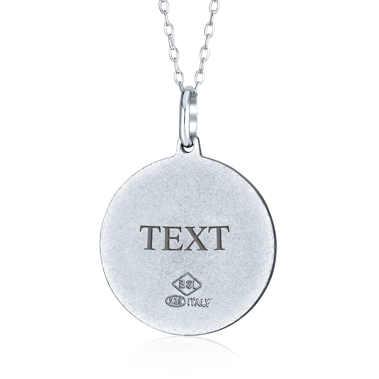 Saint Joseph Religious Medal Pendant Necklace for Men - Sterling Silver - Image 3