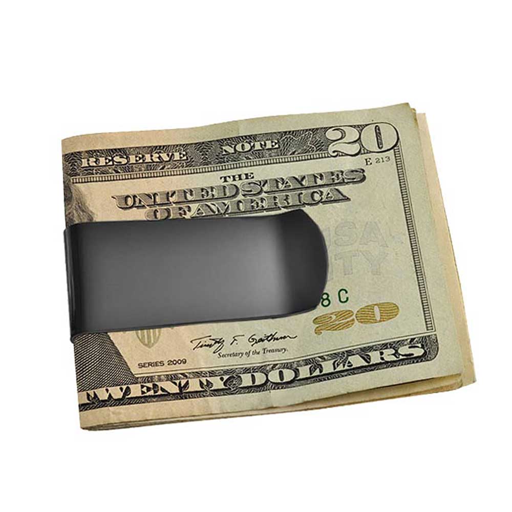 Set of 2 Large Wide Strong Money Clip Card Holder Gold Silver Stainless Steel - Image 7