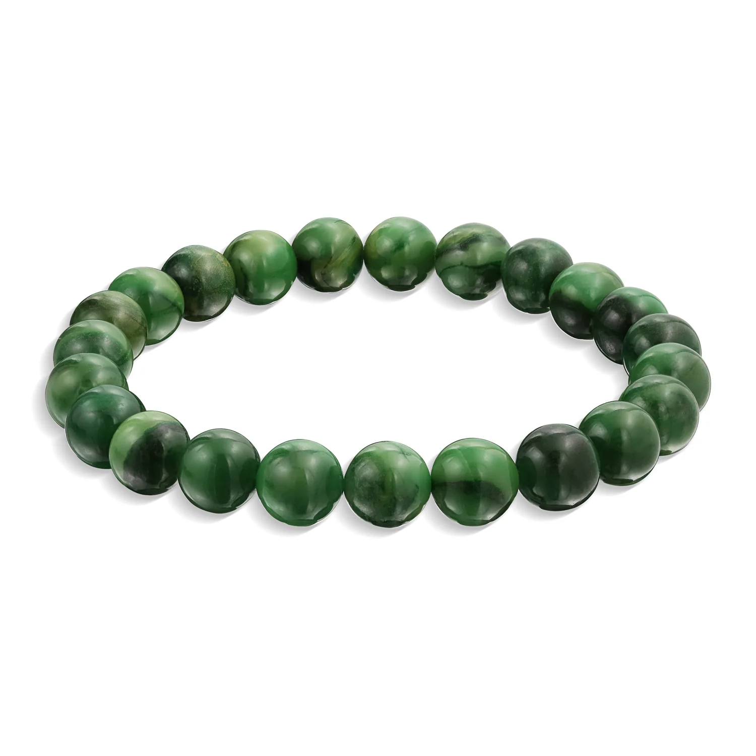 Set of 3 Natural Stone Bead Stretch Bracelets - Stackable - Image 10