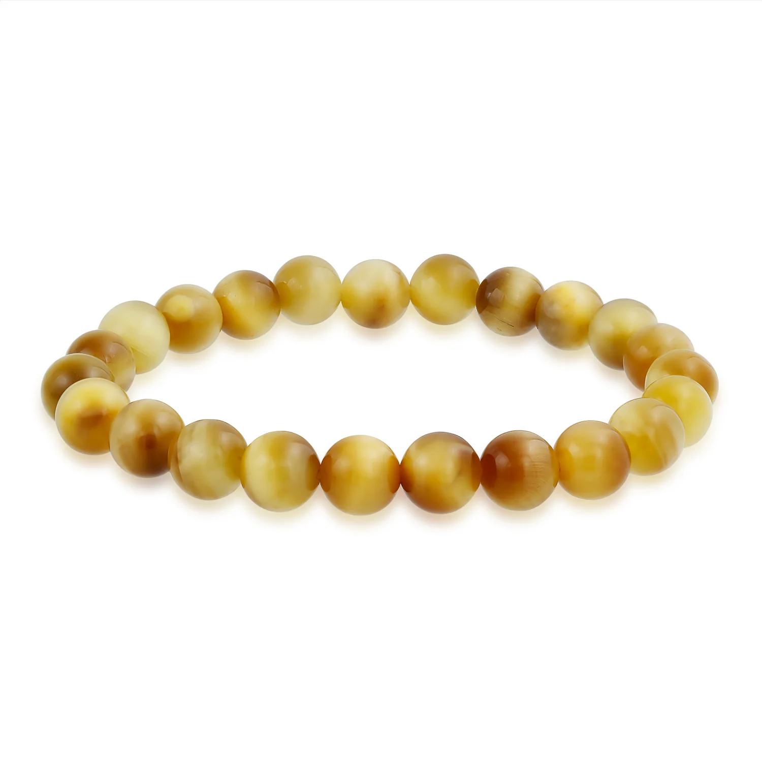Set of 3 Natural Stone Bead Stretch Bracelets - Stackable - Image 16