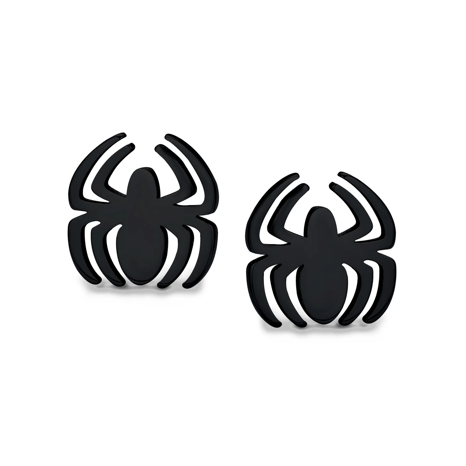Black Widow Spider Stud Piercing Earrings Illusion Plug Stainless Steel Stud Earrings Screwback - Image 3