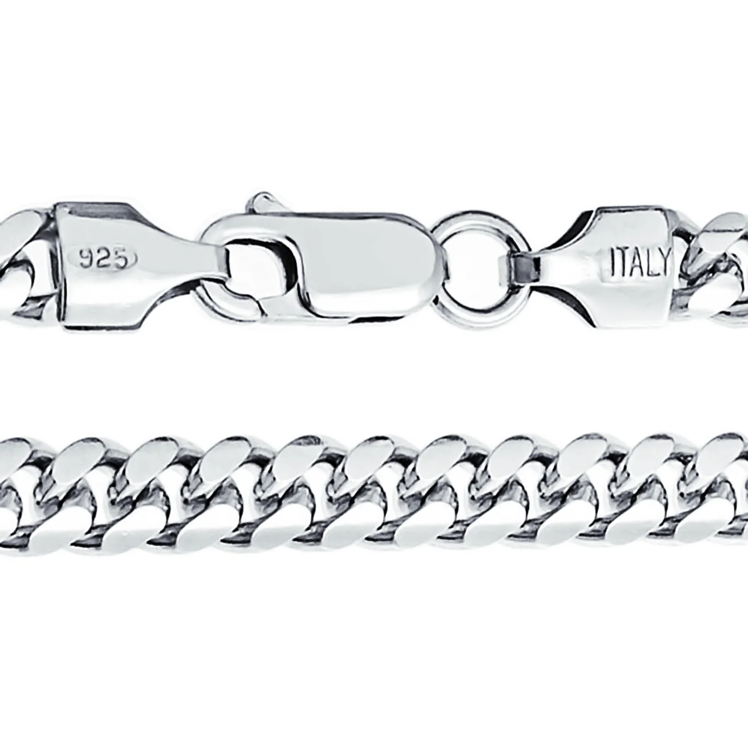 Solid Heavy .925 Sterling Silver 5MM Curb Miami Cuban Chain Link Necklace 24" - Image 4